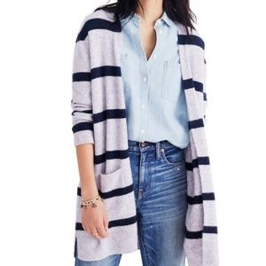 Madewell Striped Cardigan